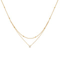 Duet Luxe — Dupla Camada com Pendente Dourado