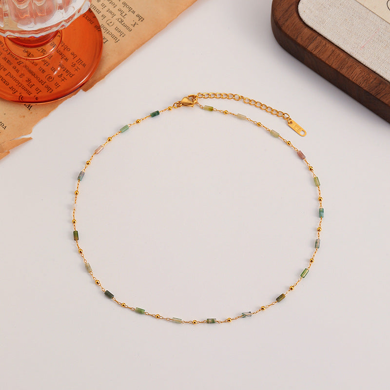 Colar de Pedra Natural — Exclusividade Mineral