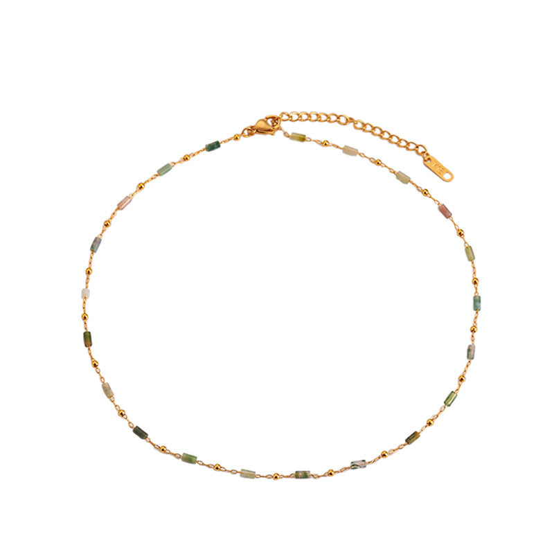 Colar de Pedra Natural — Exclusividade Mineral