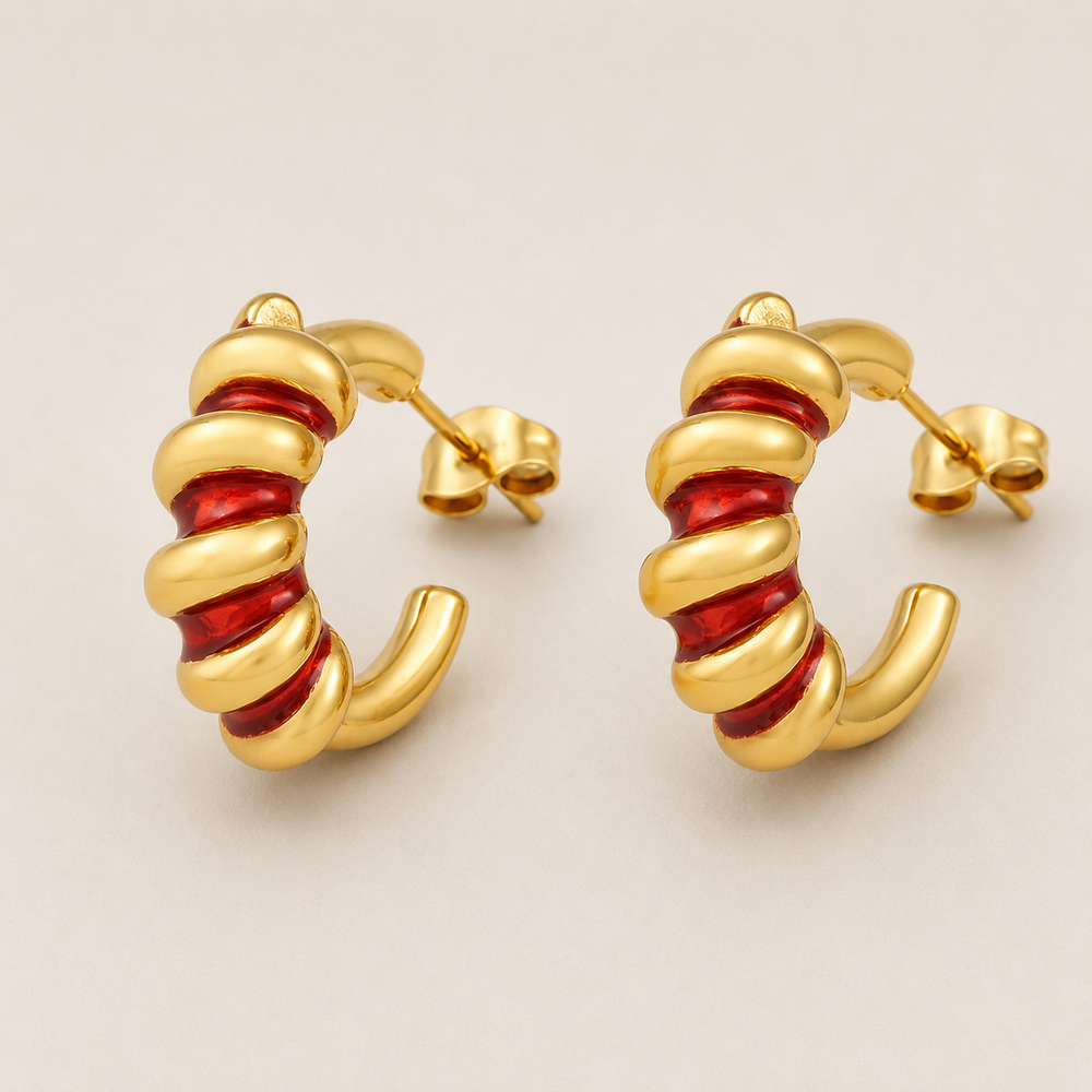 Color Stud — Brincos de Pressão em Aço Colorido