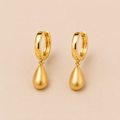 Water Drop Gold — Brincos Gota em Ouro Real 18k
