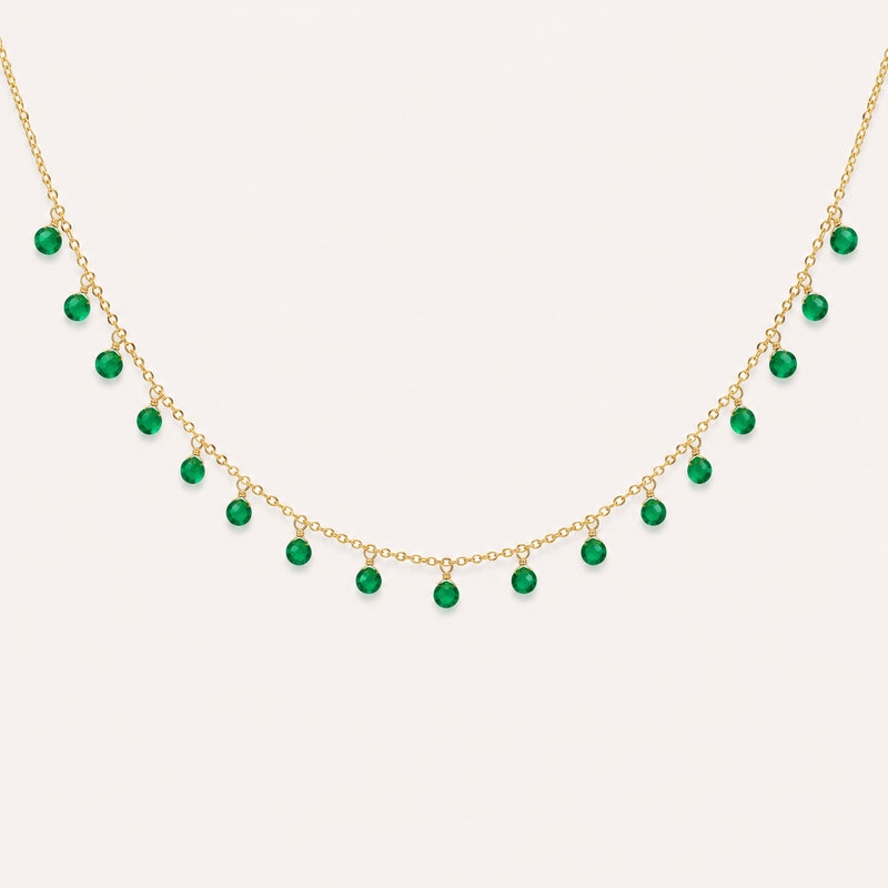Lune Drop — Colar de Missangas com Pendente