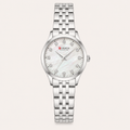 Strass Shell — Relógio Ultra-Fino com Brilhantes