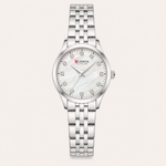 Strass Shell — Relógio Ultra-Fino com Brilhantes